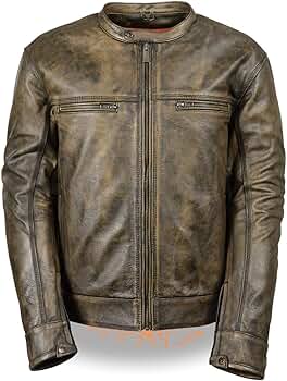 未使用品［Cinquanta］french motorcycle blouson Cinquanta biker jacket double rider 46 goat leather H-517 1