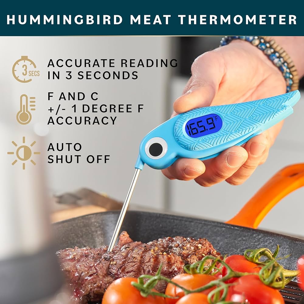 VINMOOOG Digitale Keukenthermometer - Snel & Nauwkeurig Met LCD