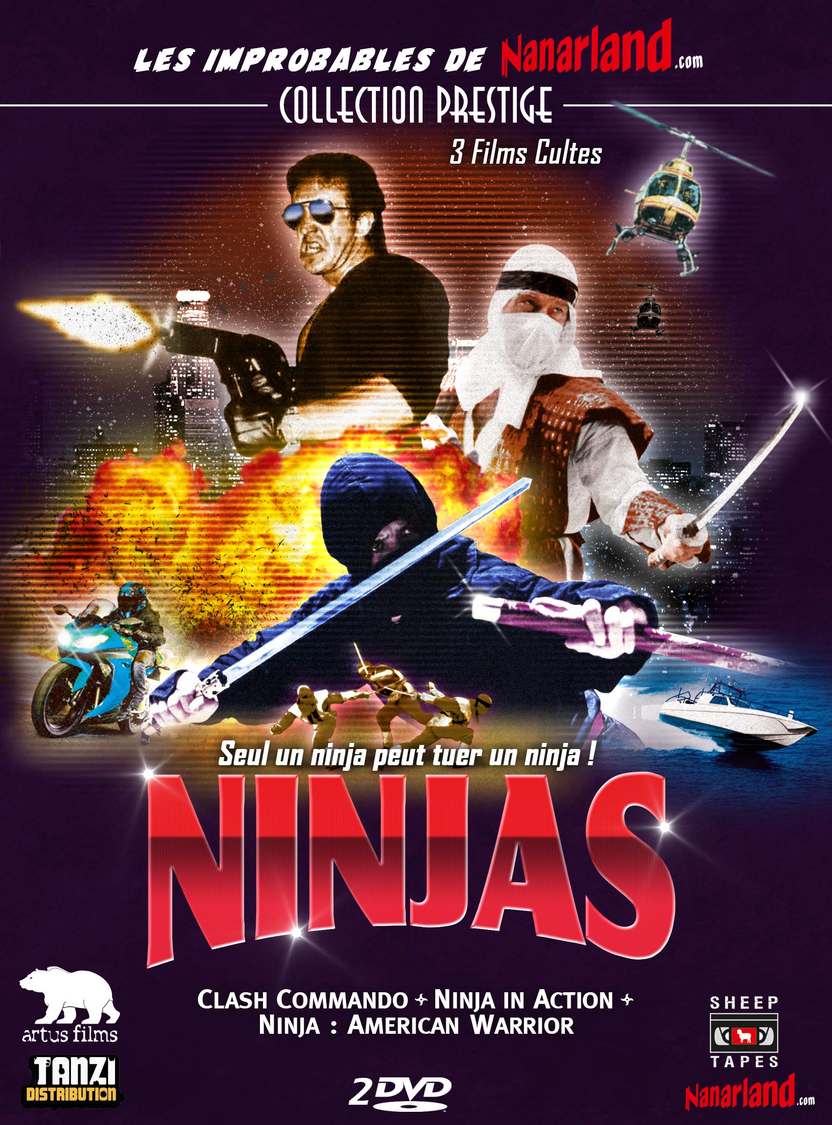 Ninjas : Clash of the Ninjas + Ninjas in Action + Ninjas : American Warrior