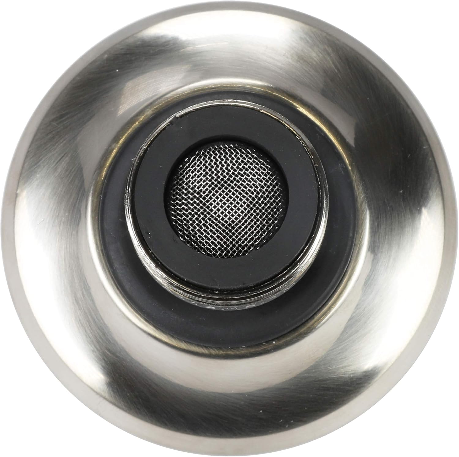 Жогорку view of the Danco Swivel Sprayrator showing the internal aerator screen.