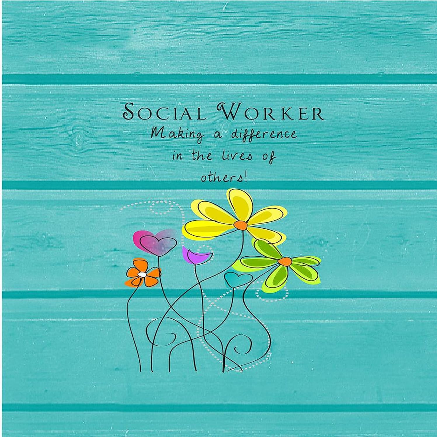 CafePress Social Worker 10" Wall Clock for Livingroom, Kitchen, or Office