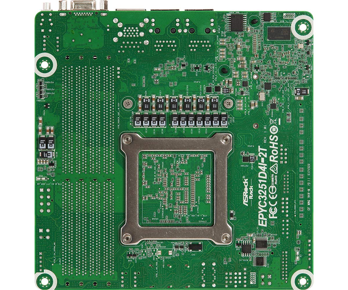 マザーボード DWYG1SPPN6 Amazon | AsRockラックMini-ITXサーバーマザーボードAMD EPYC 3251 SoC