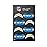 Rico Industries NFL Football Los Angeles Chargers Peel & Stick Temporary Tattoos - Eye Black - Game Day Approved!