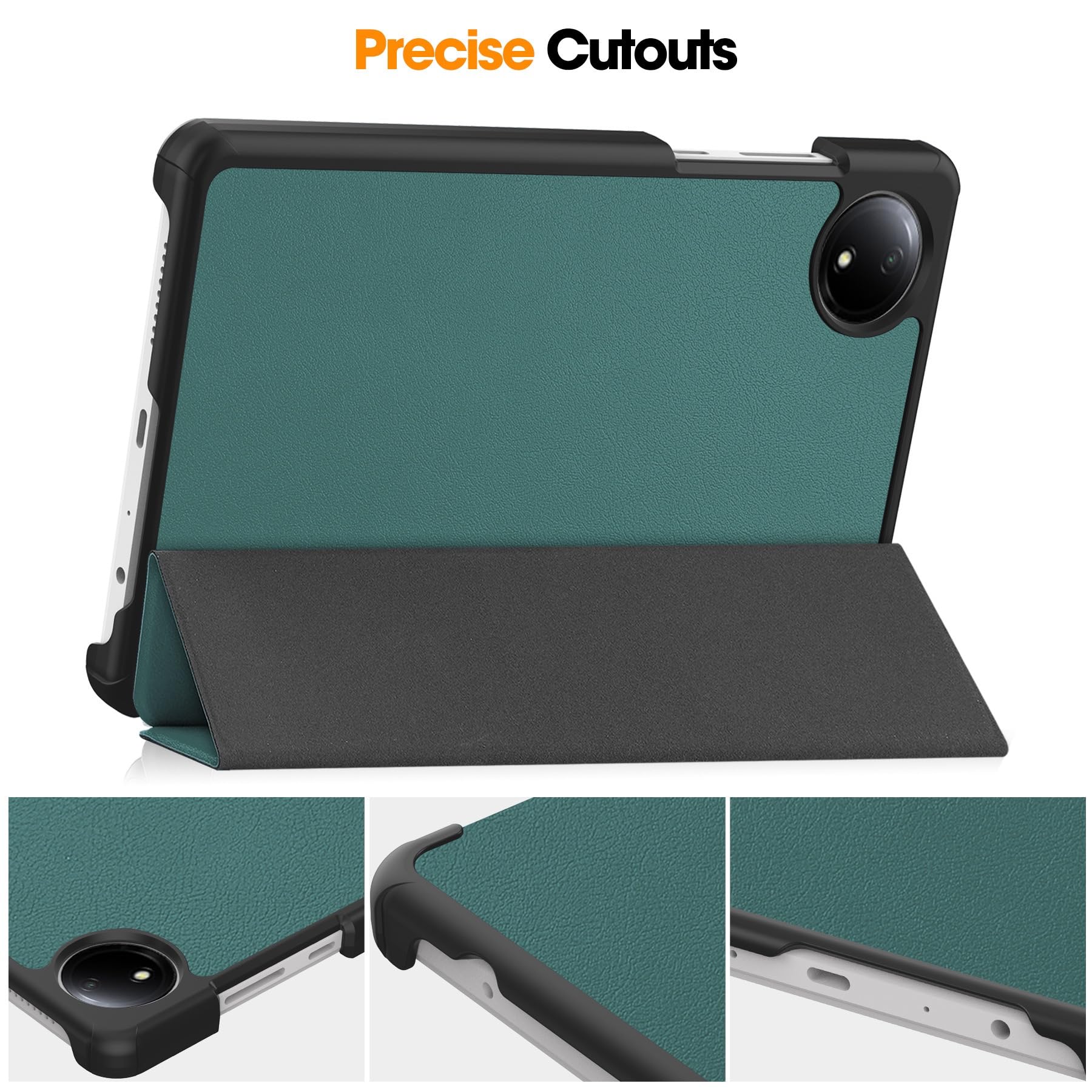 Coque Protection EasyAcc Pour Xiaomi Redmi Pad SE 8.7" 2024 - Étui Fin Avec Support, Noir