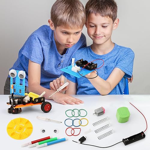 Miniatura 3 de STEM - Kits de robótica para niños de 5 a 7 años, 6 a 8, 8 a 10, 8 a 12, construye un robot de ingeniería, juguetes de construcción, proyectos de