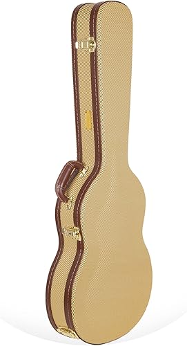 Miniatura 67 de Crossrock Caja de madera para guitarras estilo bajo de precisión derecha Tweed de vinilo (CRW620PBTW)