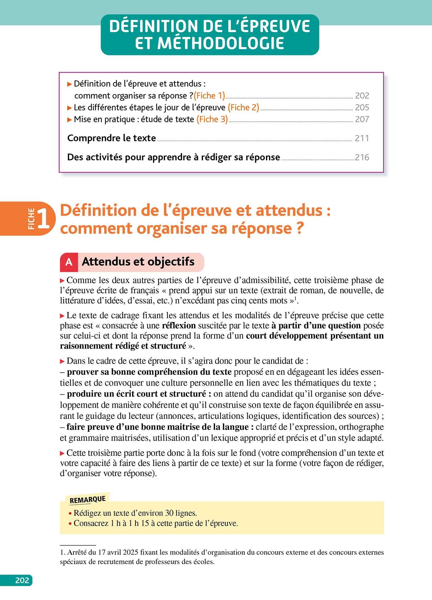 Objectif CRPE 2027-2028 - Français - Épreuve écrite d'admissibilité - L3