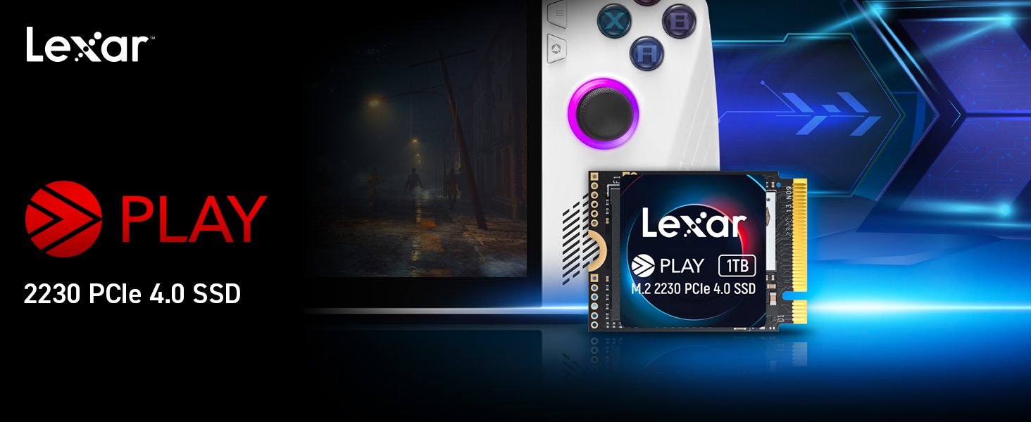 Amazon.com: Lexar 1TB PLAY 2230 PCle Gen 4x4 NVMe, Perfect for