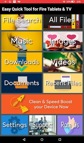 Easy Quick Tool for Fire Tablets & TV