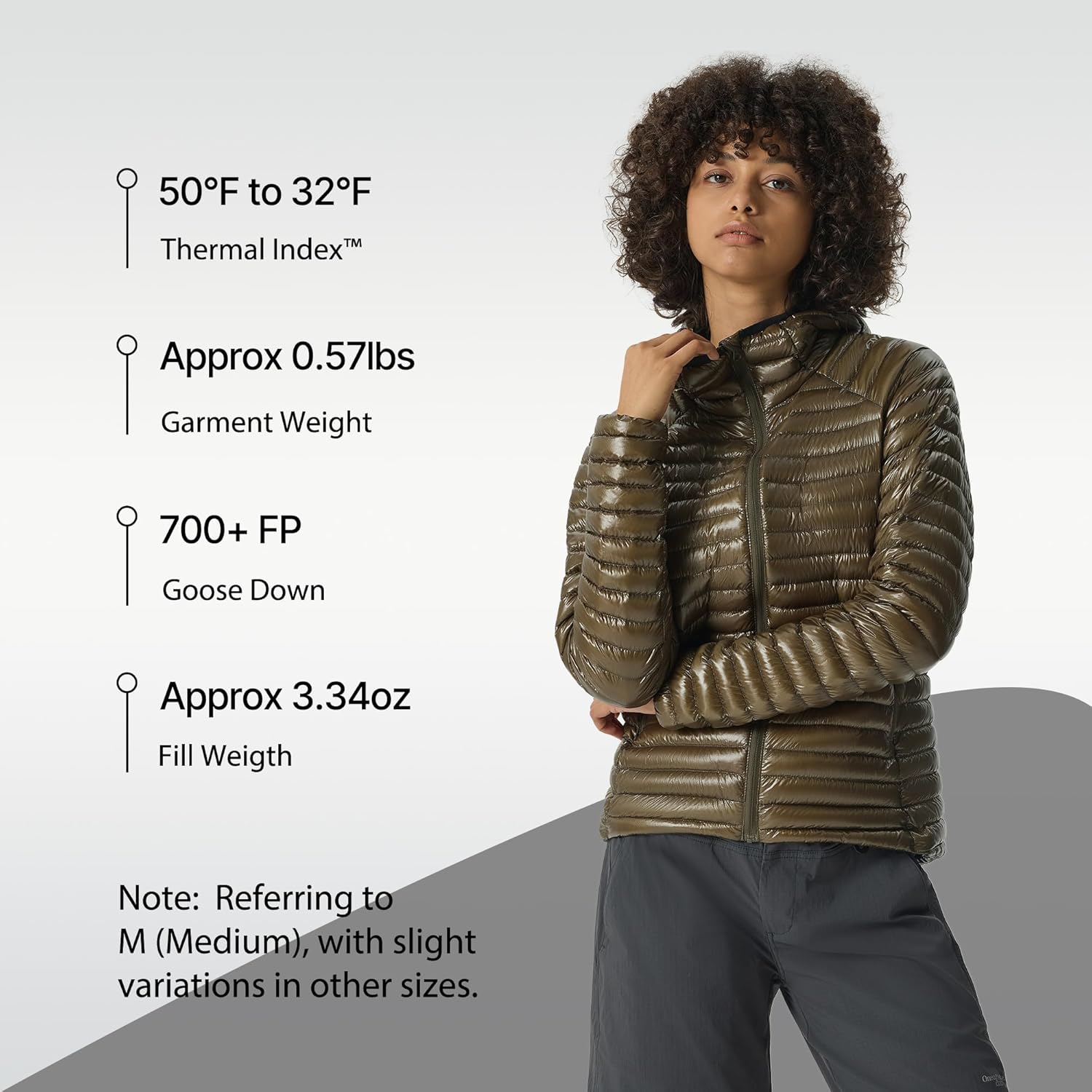 Fitouch Skyline Puff Hoody Women's Packable Goose Down Jacket | 700+ PF Puffer | Ultra-lightweight Base Layer | Warm Coat - Image 5