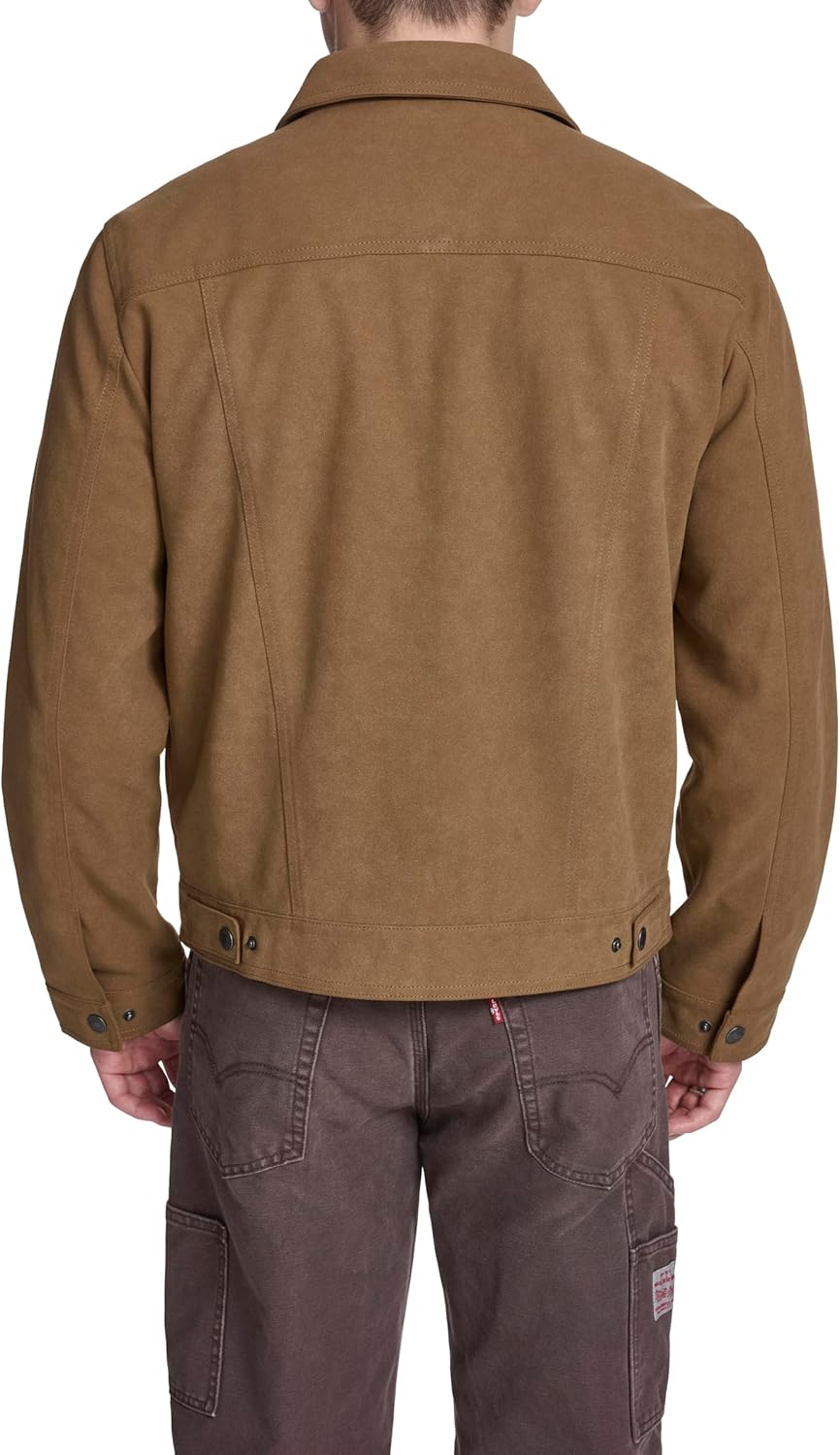 Levi's Men's Faux Leather Classic Trucker Jacket