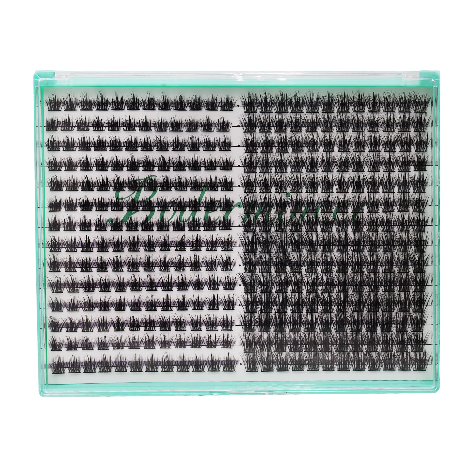 BodermincerD Curl 336pcs 10-12-14-16mm Lash Clusters Wispy Eyelash Clusters With Thin Band Cluster Eyelash Extensions Natural Volume Lash Extensions,DIY Individual Lashes Clusters Clusters (M02#)