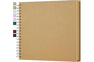 100 Page Kraft Hardcover Scrapbook: Timeless Memories, Enduring Impressions