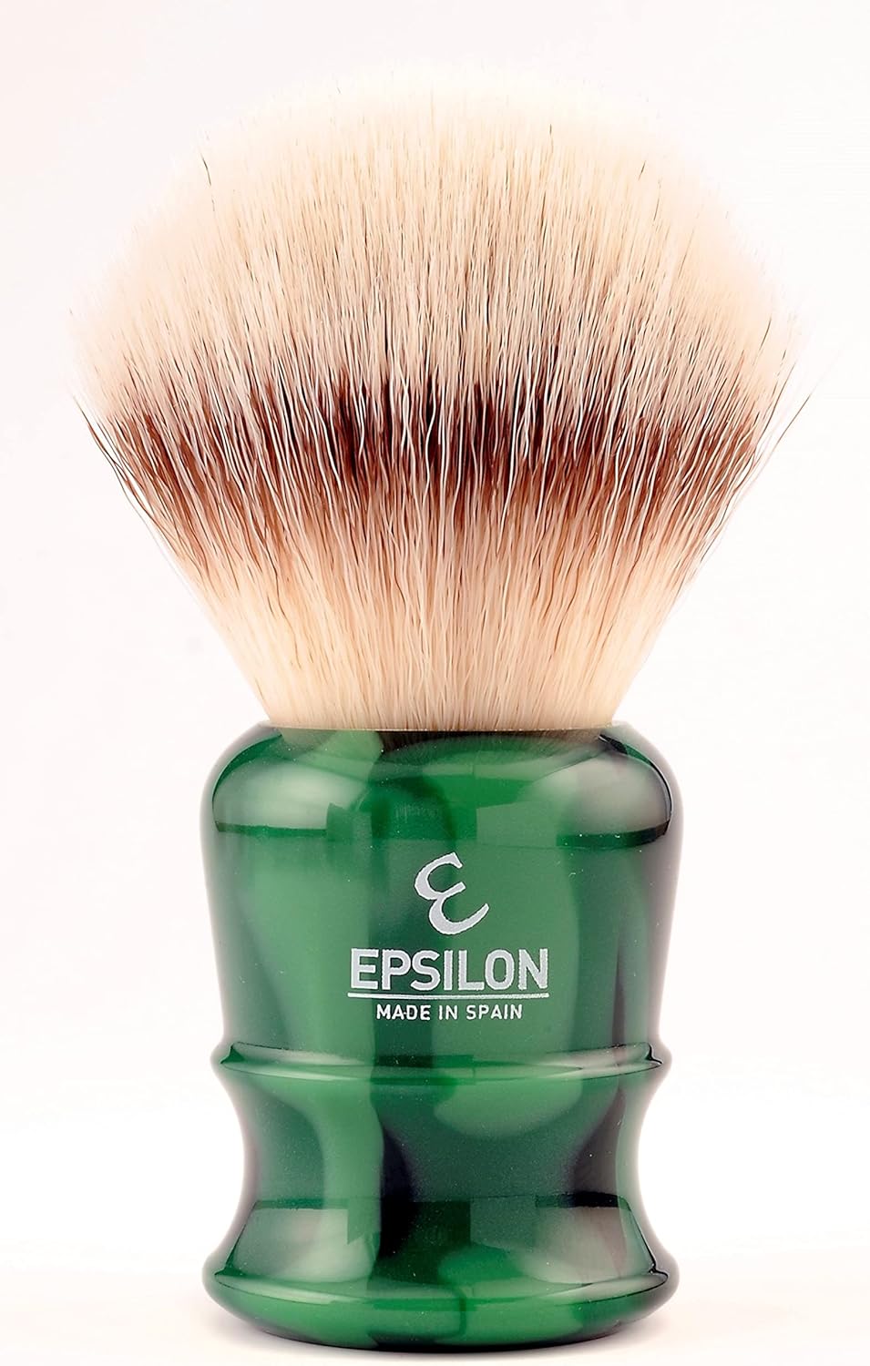 Epsilon Extra Soft Synthetic Shaving Brush Green Handle 50/26 mm, Único, Standard