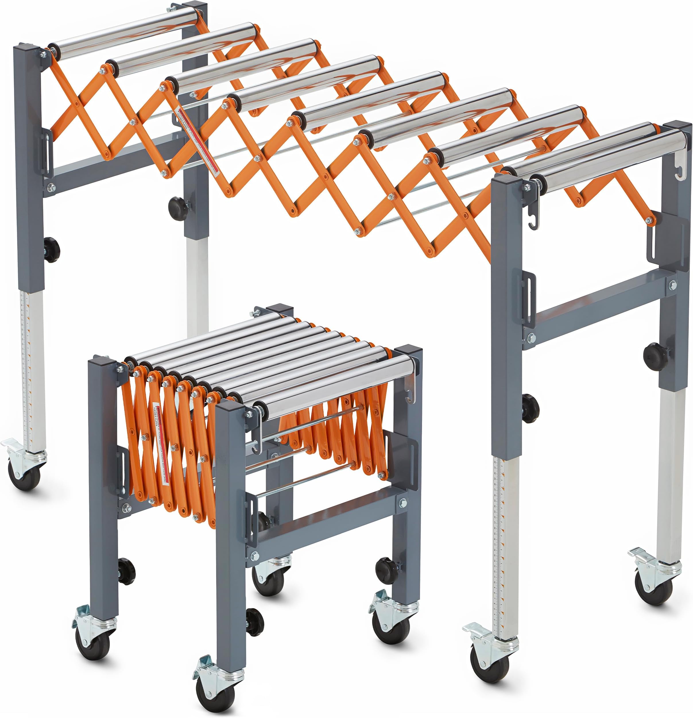 Adjustable Conveyor Roller Stand for Table Saw Outfeed Extension