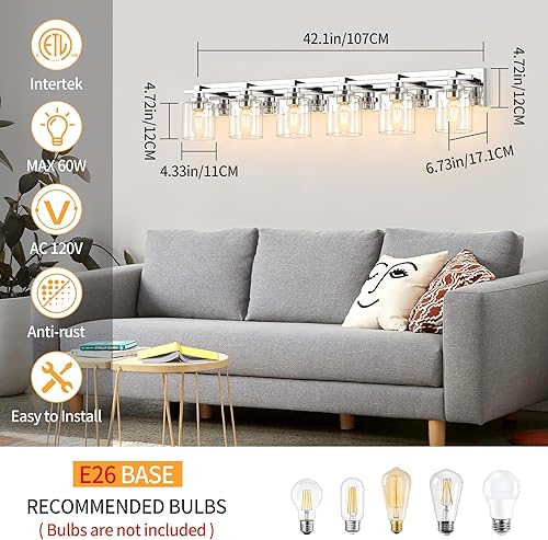 Miniatura 85 de 3 lámparas modernas de baño sobre el espejo, luces de tocador de oro negro para apliques de pared de baño con pantallas de vidrio blanco lechoso