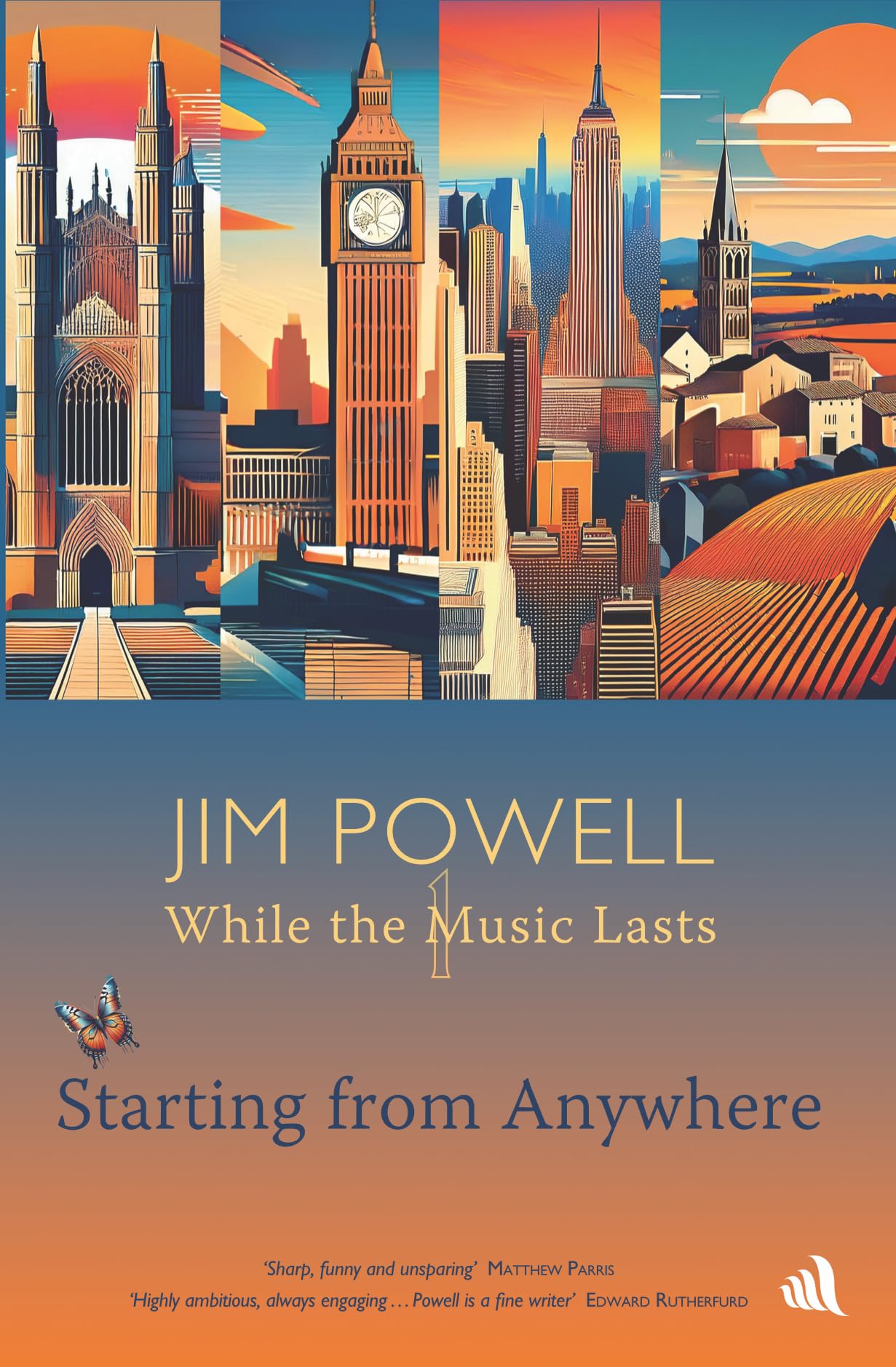 Jim Powell Starting from Anywhere Paperback Book