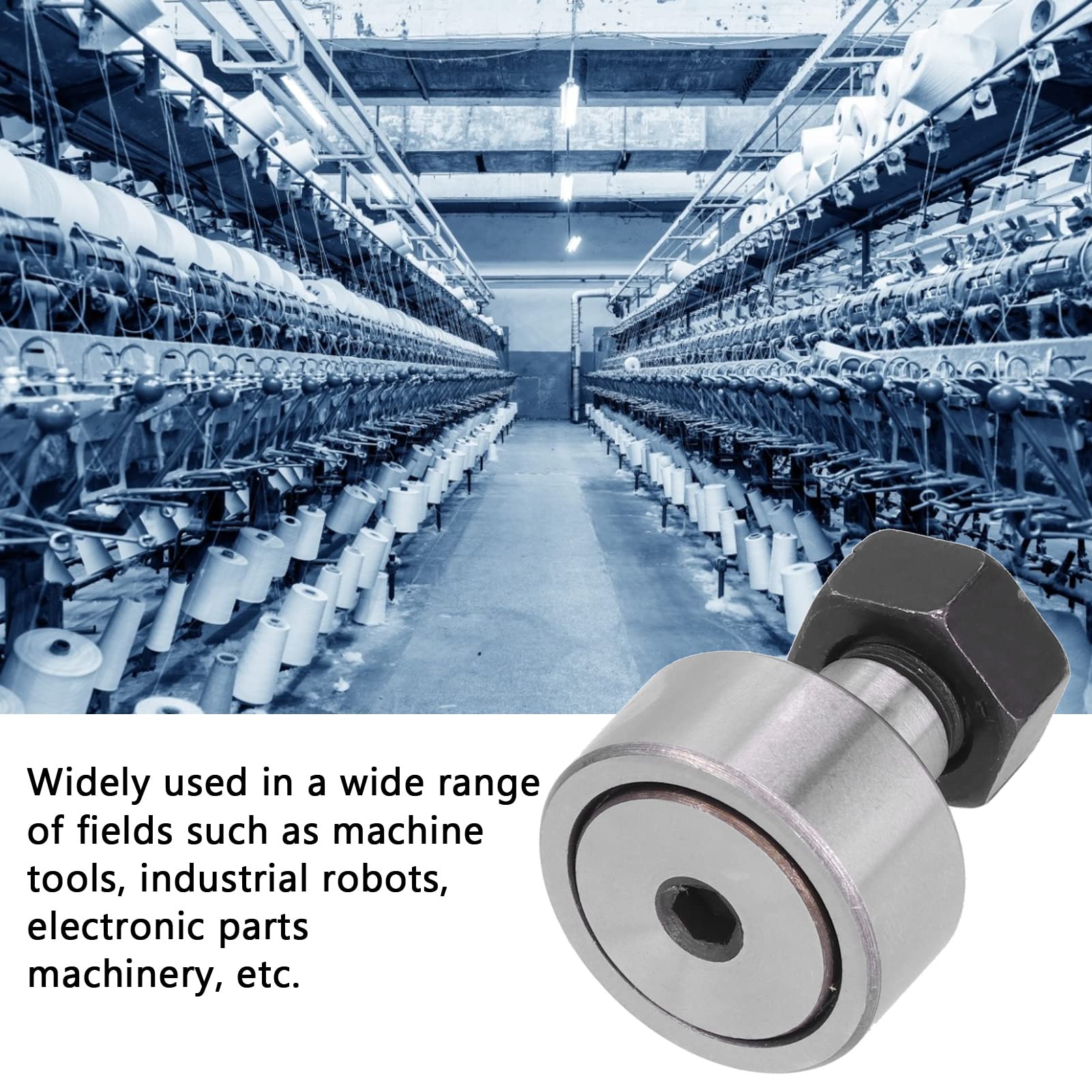 Stainless Steel KR32/CF12 Cam Follower Needle Roller Bearing for Industrial Robots Machinery