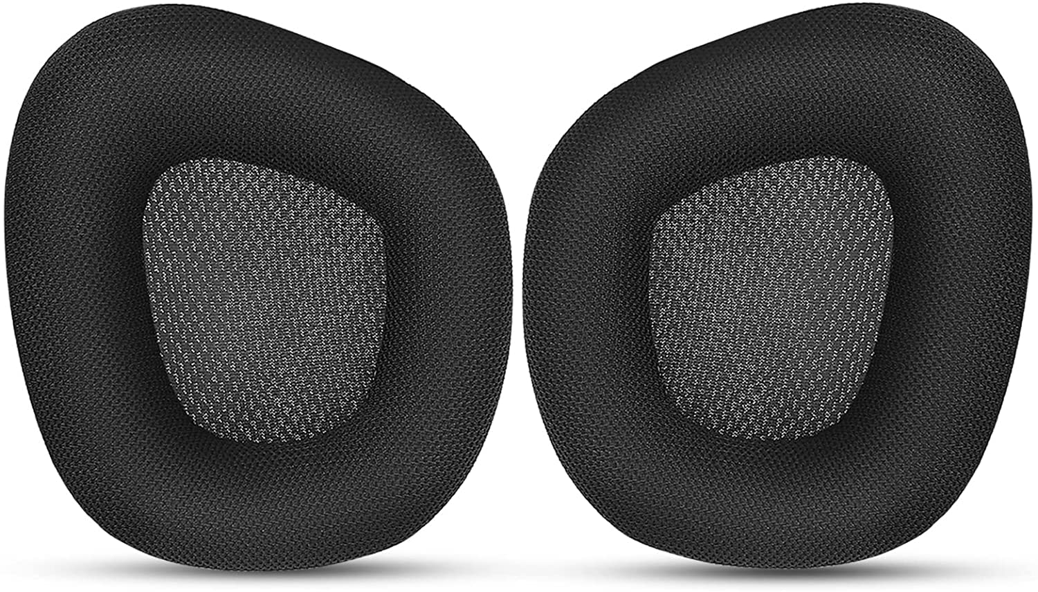 SEEFY Comfort Mesh Fabric Replacement Ear Pads for Corsair Void PRO, Void, Void Pro RGB, Void Pro RGB SE, Void Elite, Void Elite RGB Headphones Ear Cushions, Headset Earpads, Ear Cups (Black)