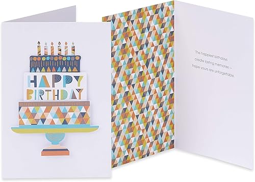 Miniatura 6 de American Greetings Tarjetas de cumpleaños premium, diseños clásicos (8 unidades)