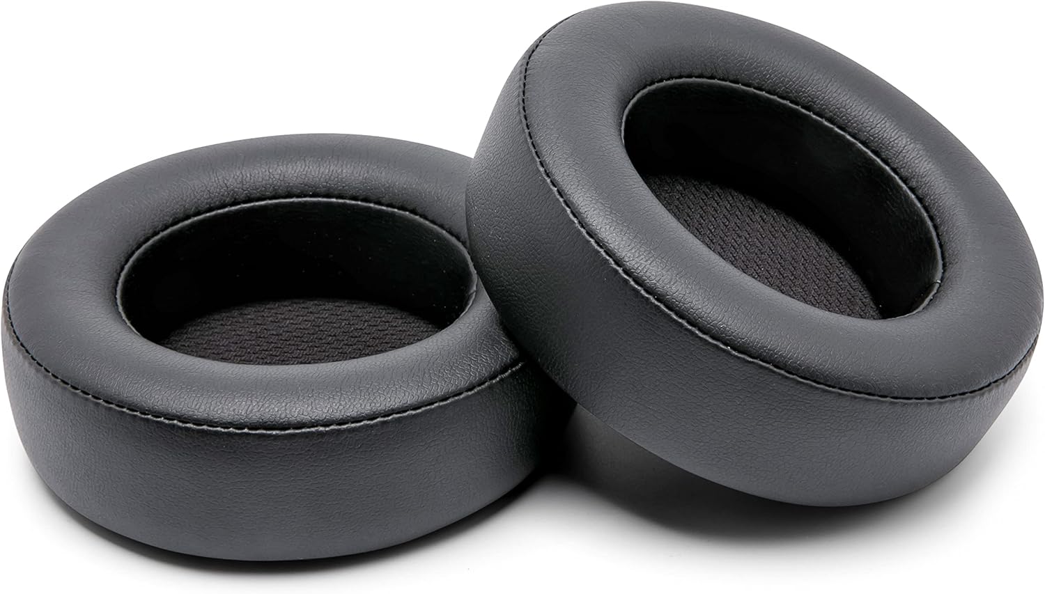 WC Upgraded Replacement Earpads for Corsair Virtuoso Gaming Headset Made by Wicked Cushions | Improved Durability, Thickness, Softer Leather, and Sound Isolation | Black