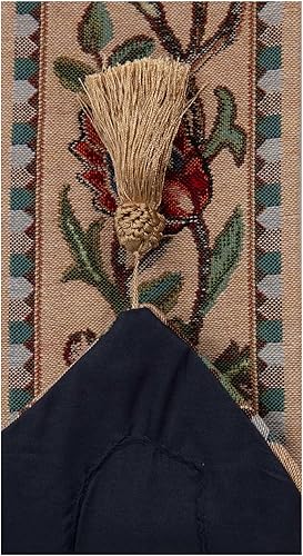 Miniatura 6 de C Charlotte Home Furnishings Inc William Morris - Tapiz con diseño de árbol de la vida, 6.0 in x 42.0 in, algodón/viscosa/poliéster