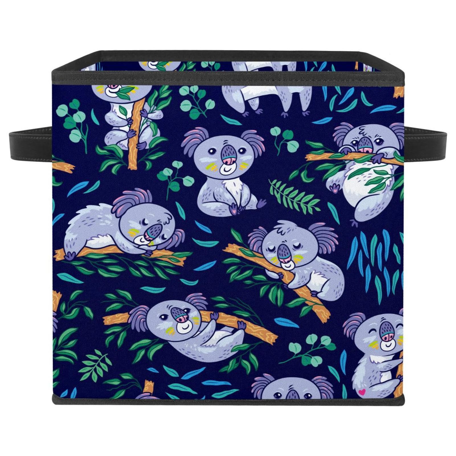 Boîte de rangement pliable Koala pour éliminer le désordre des jouets et des vêtements