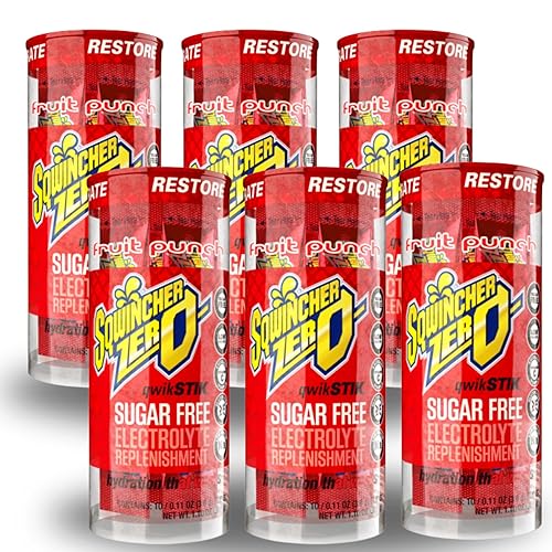 Miniatura 12 de Sqwincher Zero Qwik Stik - Mezcla de bebida de hidratación en polvo de reemplazo de electrolitos bajos en sodio, sin azúcar, baja en calorías,
