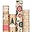 RUSPEPA Christmas Wrapping Paper, Kraft Paper - Christmas Tree, Snowflake and Seasonal Brocade Style Designs - 4 Rolls - 30 inches x 10 feet per Roll