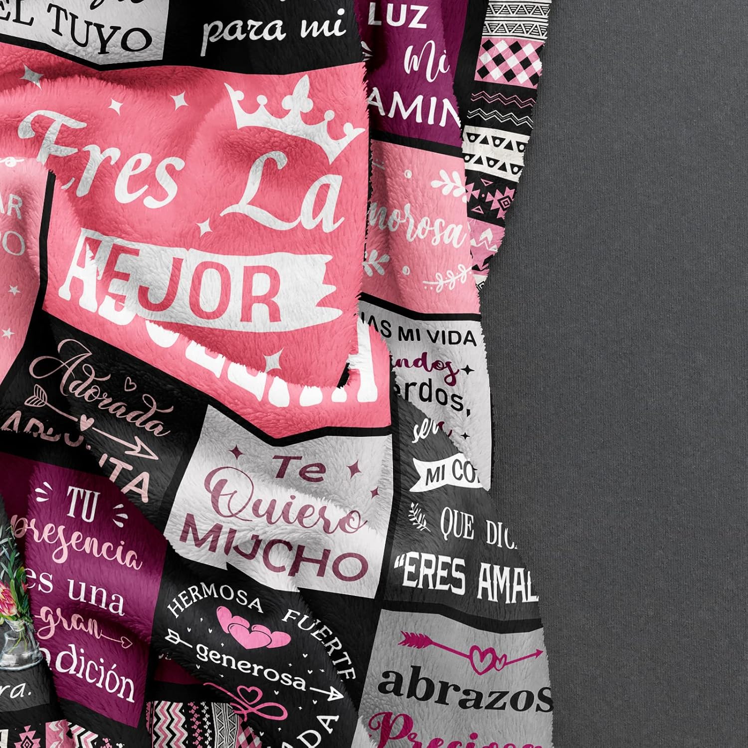 Grandma Gifts in Spanish, Mothers Day Birthday Gifts for Grandma, Abuela Gifts, Regalos para Abuela, Grandmother Gifts, Abuelita Blanket 50" x 60" - Image 5