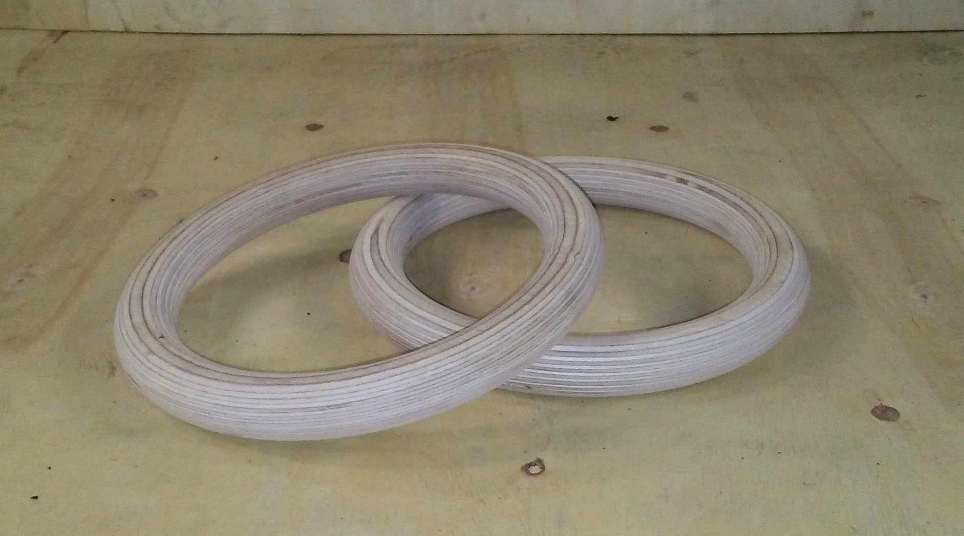 PowerFit Wooden Cross Training Gym Rings