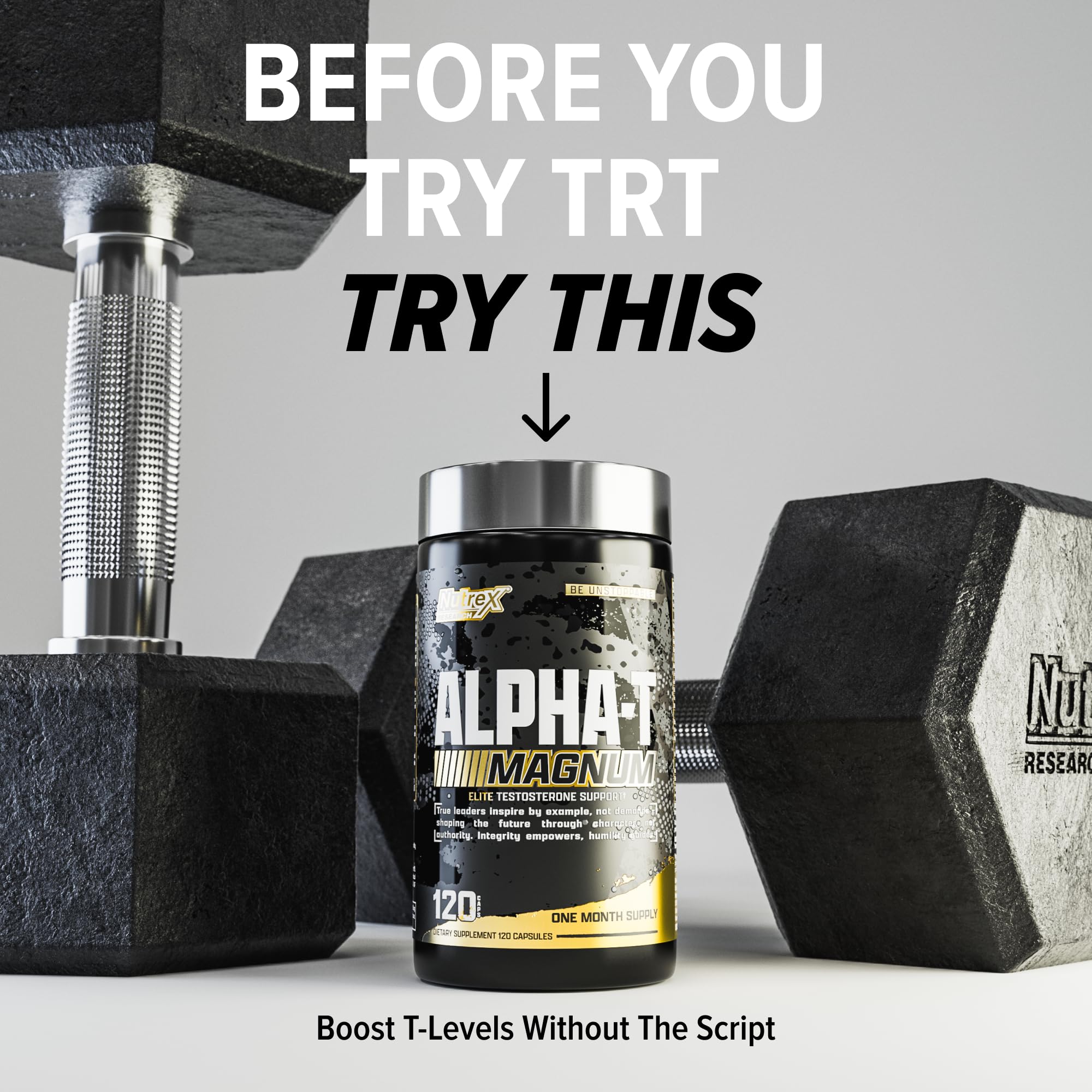 Nutrex Research Alpha-T Magnum Testosterone Support for Men | Anabolic Supplement with Tongkat Ali, Fadogia Agrestis, Shilajit and Ashwagandha | Muscle Builder for Strength, Growth & Hormone Balance — Amazon image 8