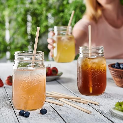 Miniatura 5 de Comfy Package Paquete de 200 pajitas de papel Kraft, 100% biodegradables y sin tinta, pajitas para beber y manualidades, papel kraft