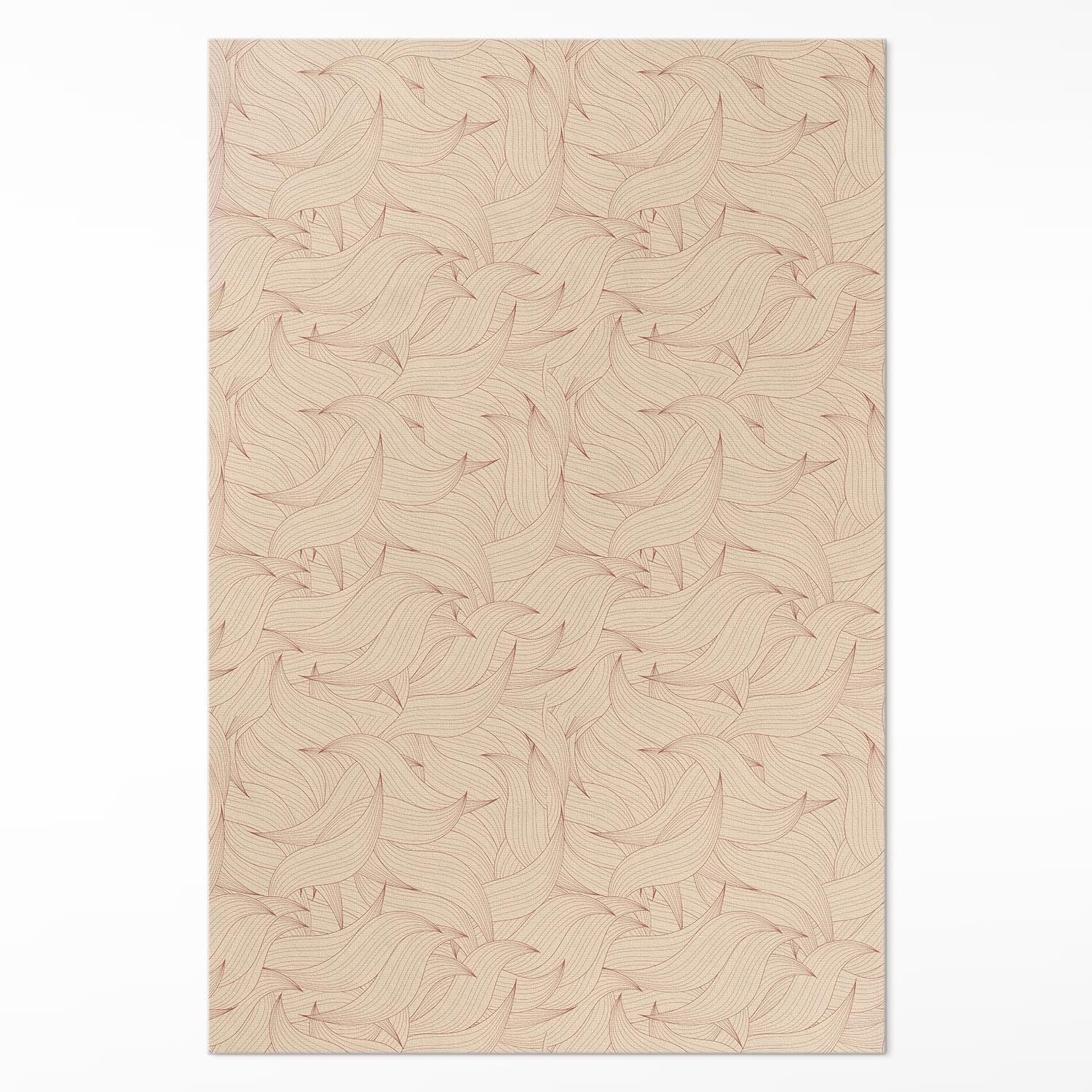 Tapis de cuisine en vinyle PVC 80x120 cm imprimé feuilles