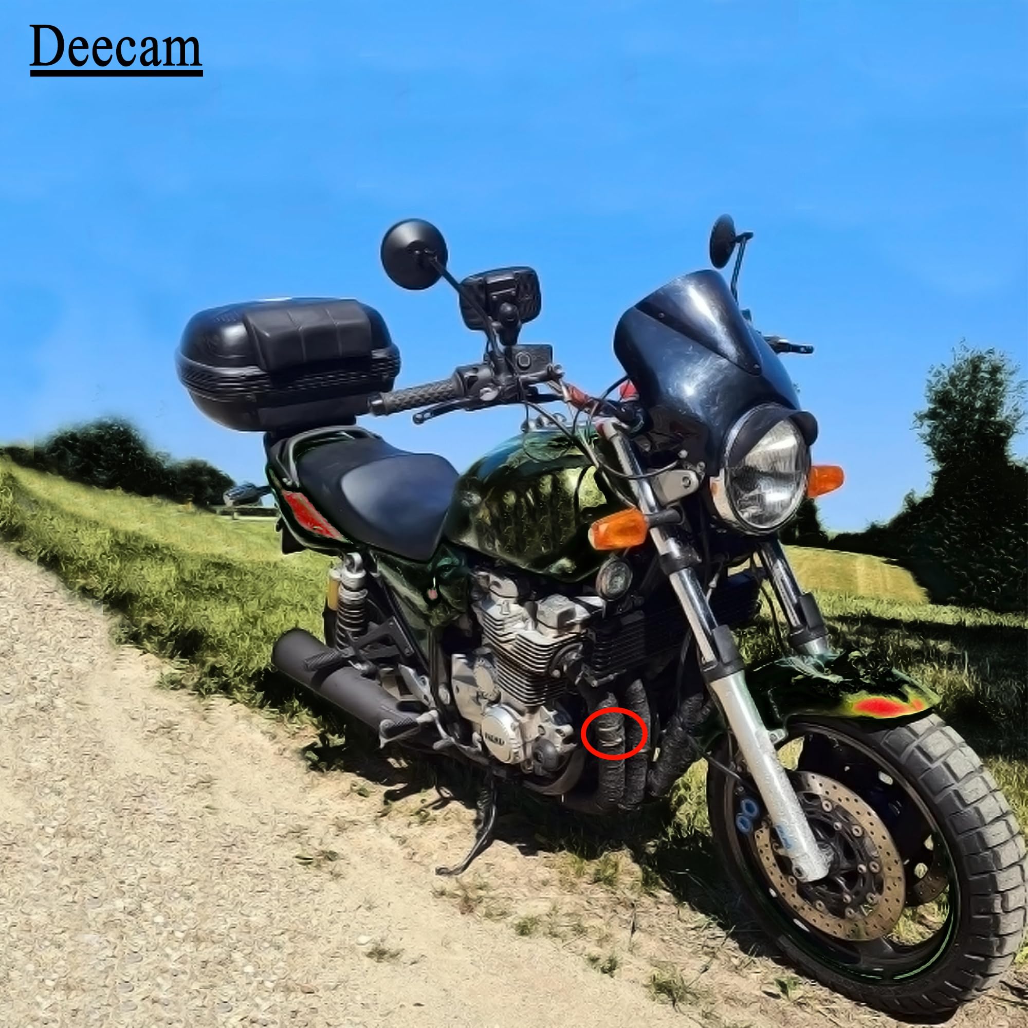 Deecam Abrazaderas Metalicas para Tubos 4M, Abrazaderas Acero Inoxidable con 12 Cierres, Adecuado para Tuberías de Gas Doméstico, Tuberías de Agua, Tuberías de Automóviles, etc.