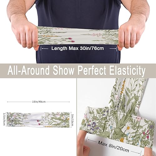 Miniatura 2 de KIEMTR Mangas de jardinería, mangas de protección de brazo para jardinería, mangas protectoras solares de jardín para mujeres y hombres (plantas, 19