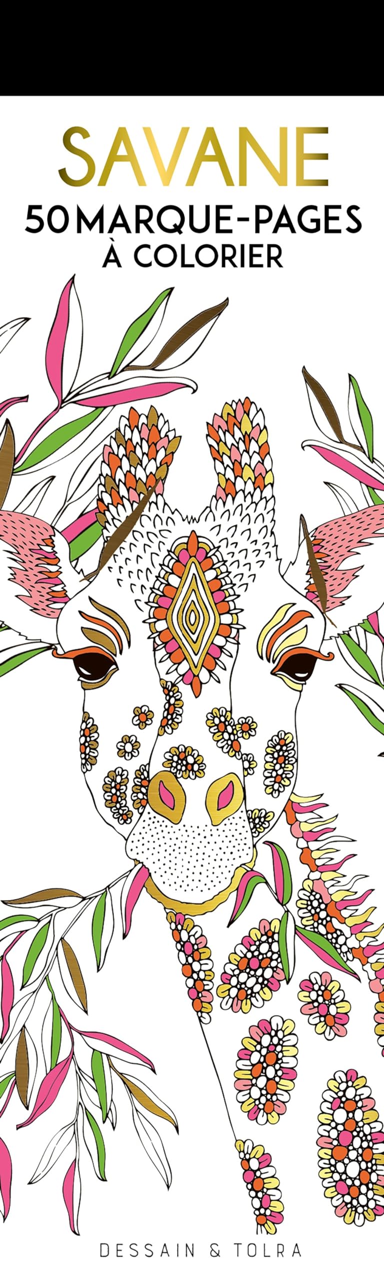 Marque-pages Savane: 50 marque-pages à colorier