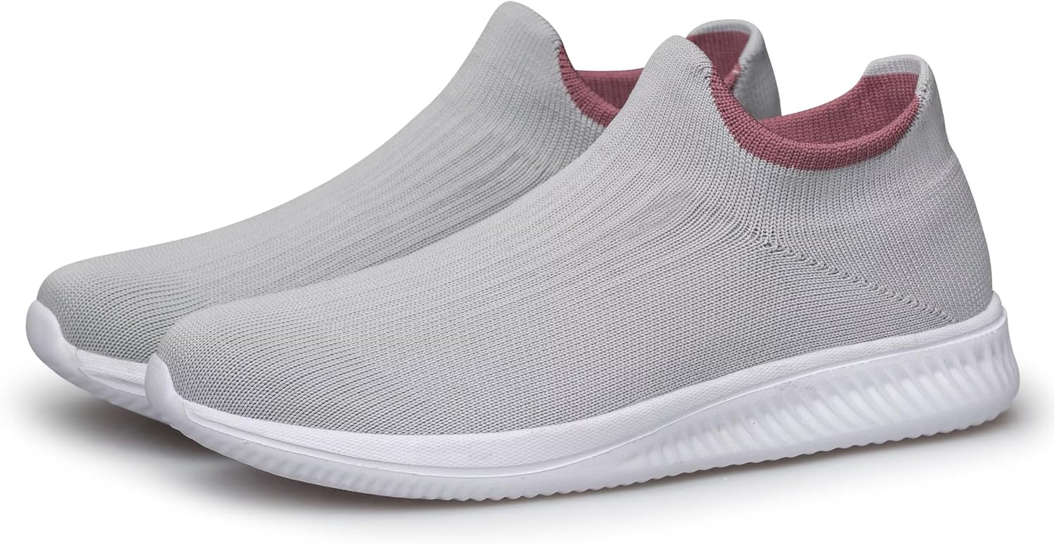 vibdiv Pull-on Shoes Women Sock Sneakers Walking Jogging Yoga Casual Lightweight Indoor Outdoor