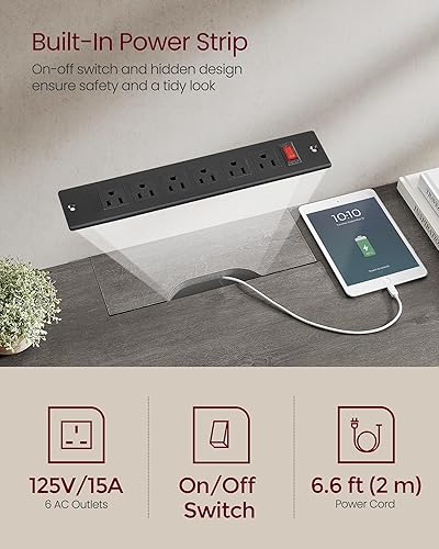 Miniatura 5 de VASAGLE Soporte de TV para televisores de 75 pulgadas, centro de entretenimiento de granja con puertas corredizas de granero, mesa consola para sala