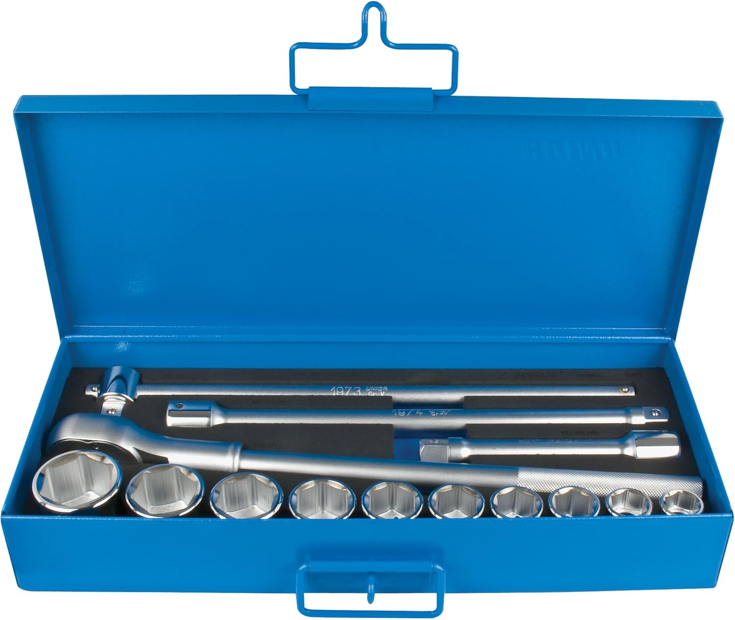 Unior 197MB3 Spanner Set 3/4 Metal Box 1 7/8 Inch