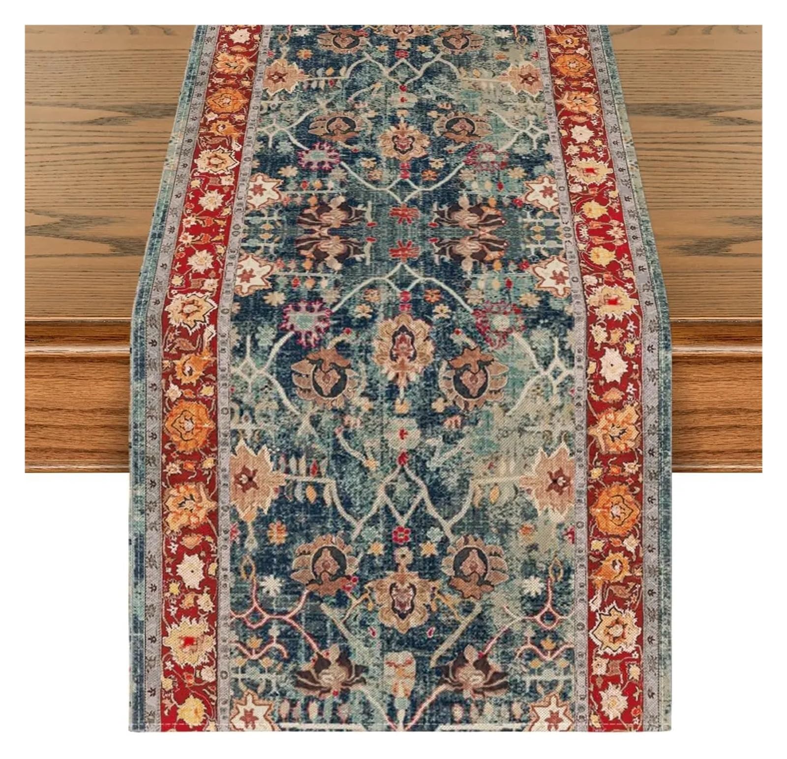 Table Runner Table Runners Linen Country Rustic Farmhouse Fall Kitchen Dining Decor Home Holiday Party(04,200x33cm 78.7x13inch)