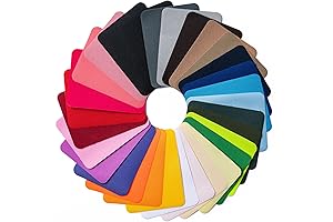 Iron On Repair Patches for Clothes - 30 Different Colors, Multi-Sized Fabric...
