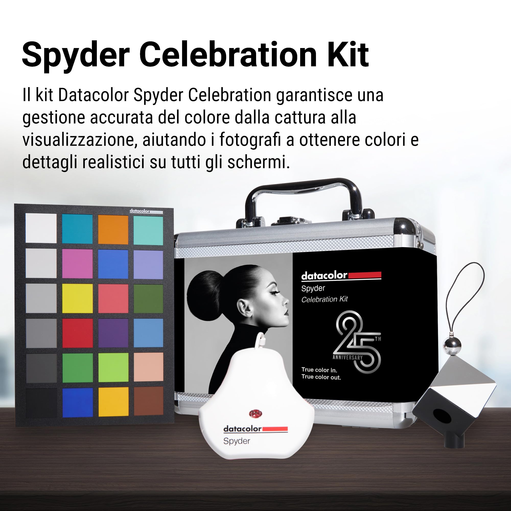 Datacolor Spyder Celebration Kit Spyder Cube Spyder Checkr 24 kompleksowe zarządzanie kolorem fotograficznym