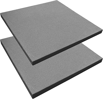 24x24x1.2inch Fiberglass Solid Flat Cover With Grit Surface 2 Pack