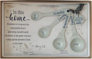 Abbey & CA Gift In This Home Measuring Spoon Set of 4