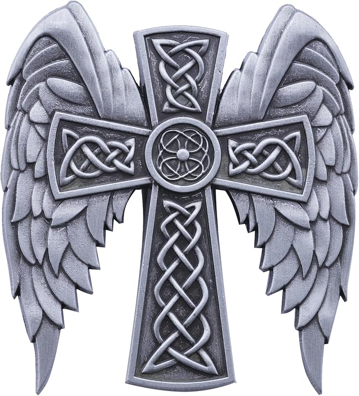 Presilha decorativa para para-sol automotivo com anjo da guarda e asas em aço inoxidável TEWAFOS