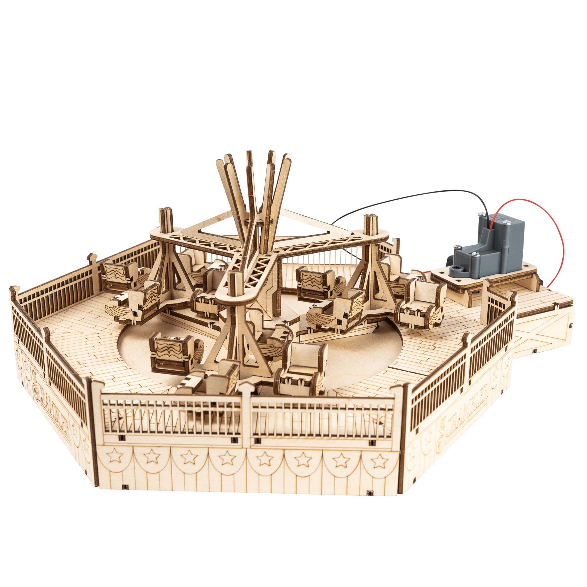 Amazon.com: CoasterDynamix 3-D Scrambler Carnival Ride Wooden