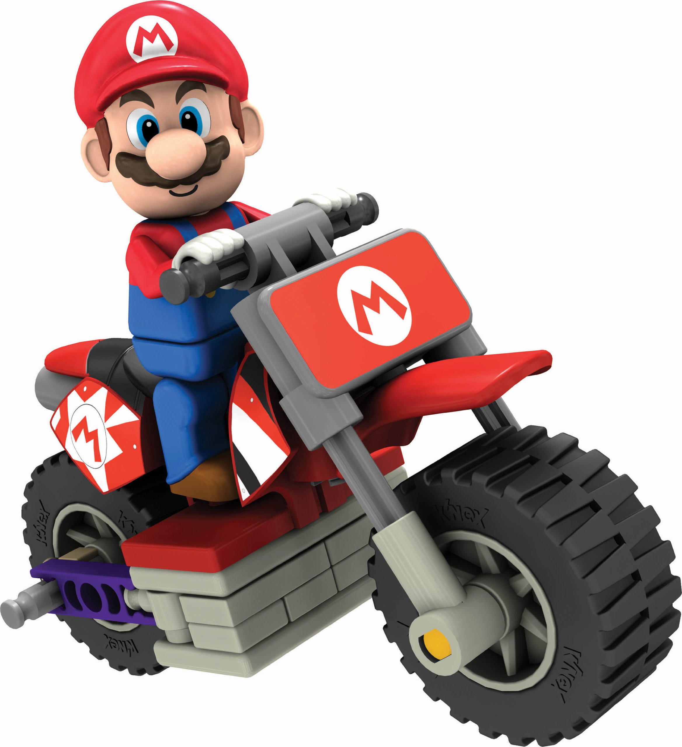 K'Nex Fab Distributions Standard-Fahrrad – Mario-Spielzeug Für Kinder Ab 3 Jahren