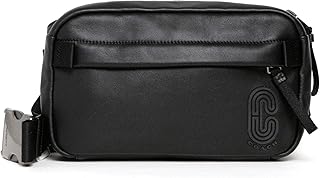 [COACH] [コーチ] アウトレット バッグ EDGE BELT BAG 89917 QB/BK メンズ ボディバッグ ベルトバッグ ウエストバッグ レザー 斜め掛け ショルダーバッグ ブラック [並行輸入品]