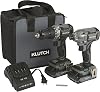Klutch DrillDriver and Impact Driver Kit, KLiQ 20 Volt Brushless, 12in. and 14in